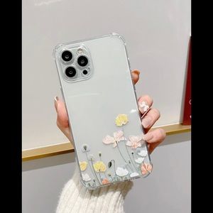 Floral Clear Phone Case IPHONE 11 PRO MAX CUTE LIGHT SOFT COVER APPLE FITTED
